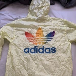 Adidas multicolor windbreaker.
